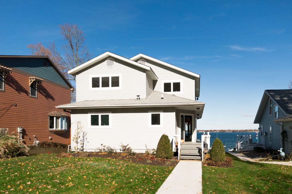 Lakefront Estate On Lake Wawasee W Walk Out Basement Ness Bros