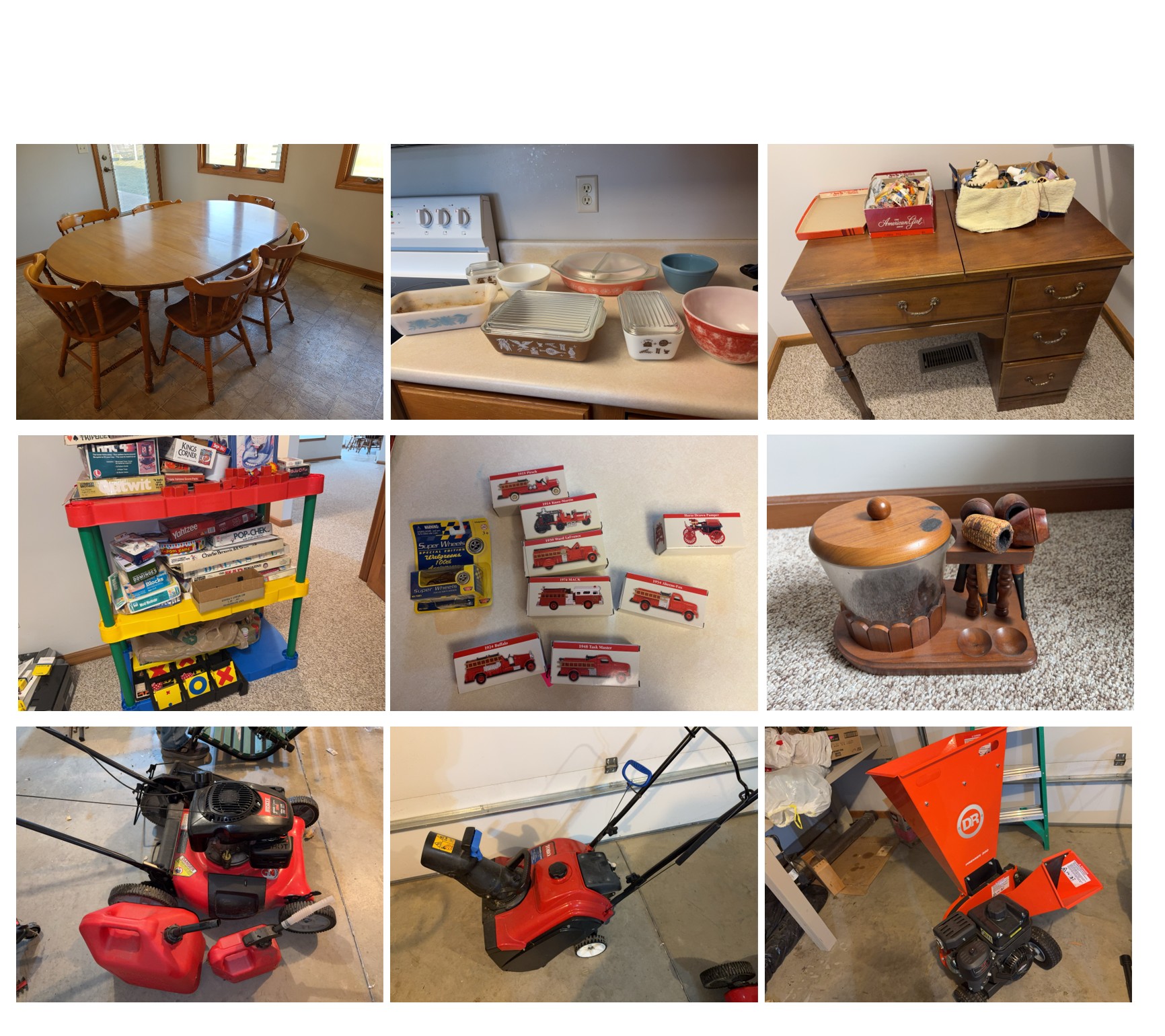 Household Furniture and Decor, Tools, Electronics, Collectibles and More