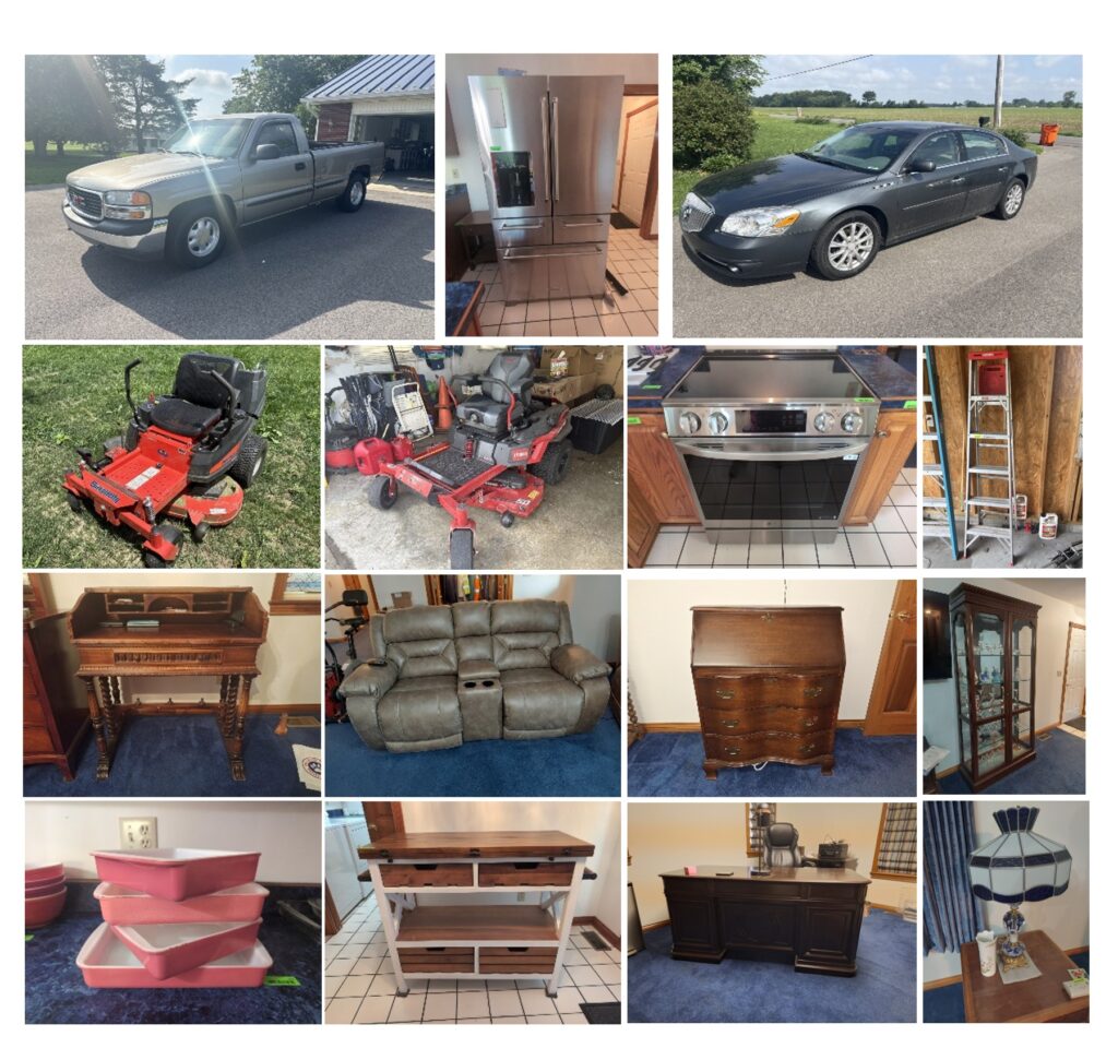 2000 GMC Sierra Truck, 2011 Buick Lucerne CXL, Zero-Turn Mowers, Stainless Appliances, Power & Hand Tools, Household Furniture & Decor