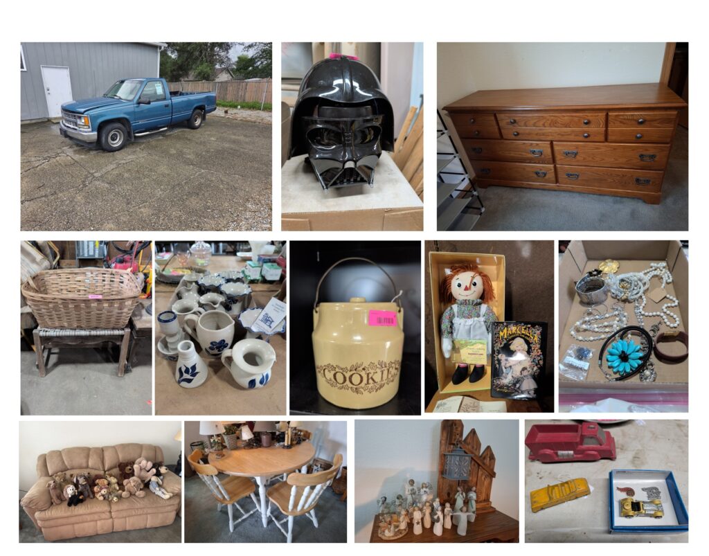 Antique Vendor Liquidation, 1998 Chevy Truck, Household Furniture & Decor, Collectibles, Artwork and More